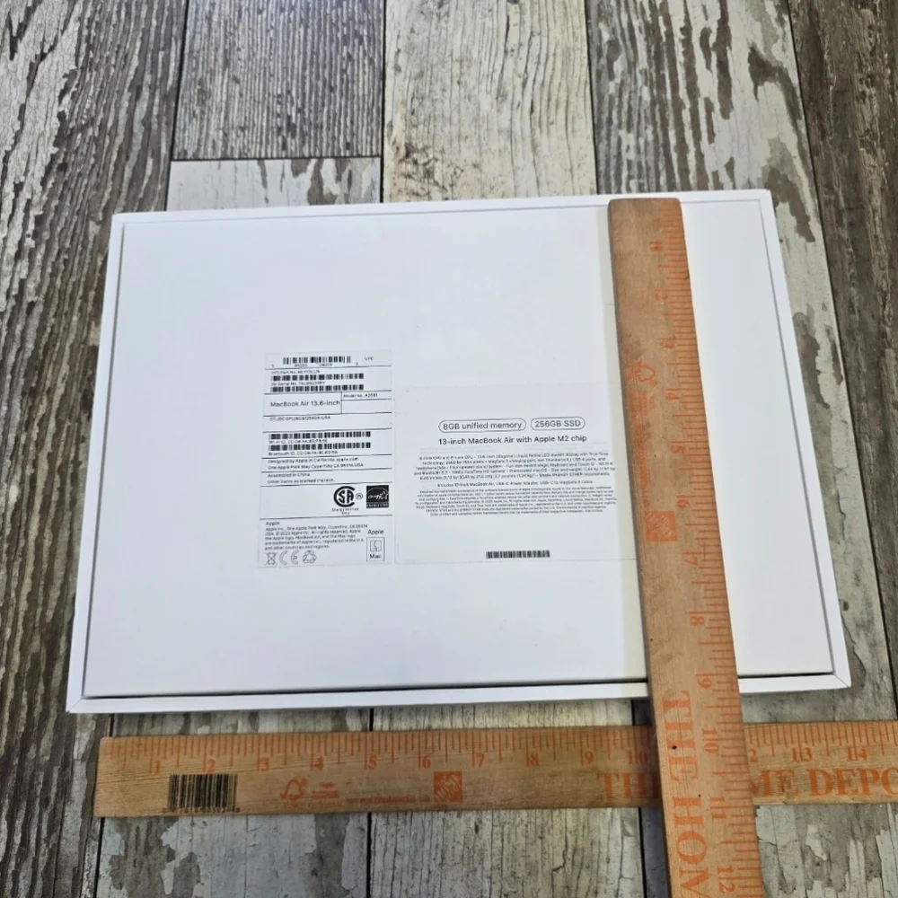 Sleek White Laptop box